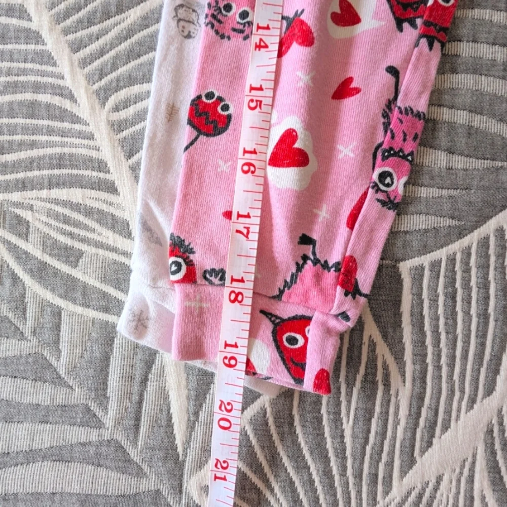 Bundle of 2 PJ Place & Le Top Bebe 100% Cotton Girl 2-piece Snug-Fit Pajamas Set - Picture 5 of 10